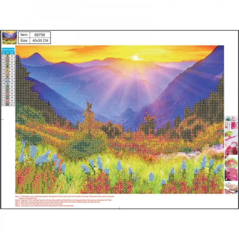 ΚΑΤΑΣΚΕΥΕΣ DIAMOND PAINTING 30x40 89756