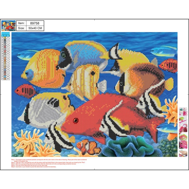 ΚΑΤΑΣΚΕΥΕΣ DIAMOND PAINTING 40x50 89758
