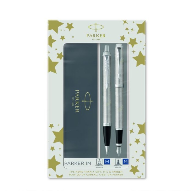 ΣΕΤ PARKER I.M DUO ESSENTIAL ST.STEEL CT  FP+BP