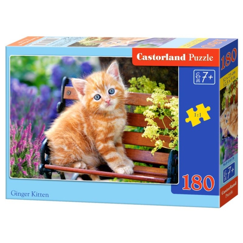 ΠΑΙΧΝΙΔΙ PUZZLE  CASTORLAND 180τεμ. Ginger kitten (320x230mm)
