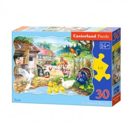 ΠΑΙΧΝΙΔΙ PUZZLE  CASTORLAND 30τεμ. Farm (320x230mm)