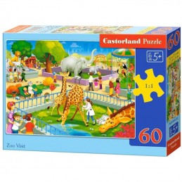ΠΑΙΧΝΙΔΙ PUZZLE  CASTORLAND 60τεμ. Zoo visit (320x230mm)