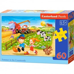 ΠΑΙΧΝΙΔΙ PUZZLE  CASTORLAND 60τεμ. Summer in the countryside (320x230mm)