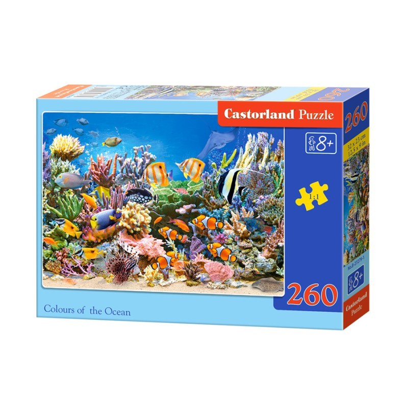 ΠΑΙΧΝΙΔΙ PUZZLE  CASTORLAND 260τεμ. Colours of the ocean (320x230mm)