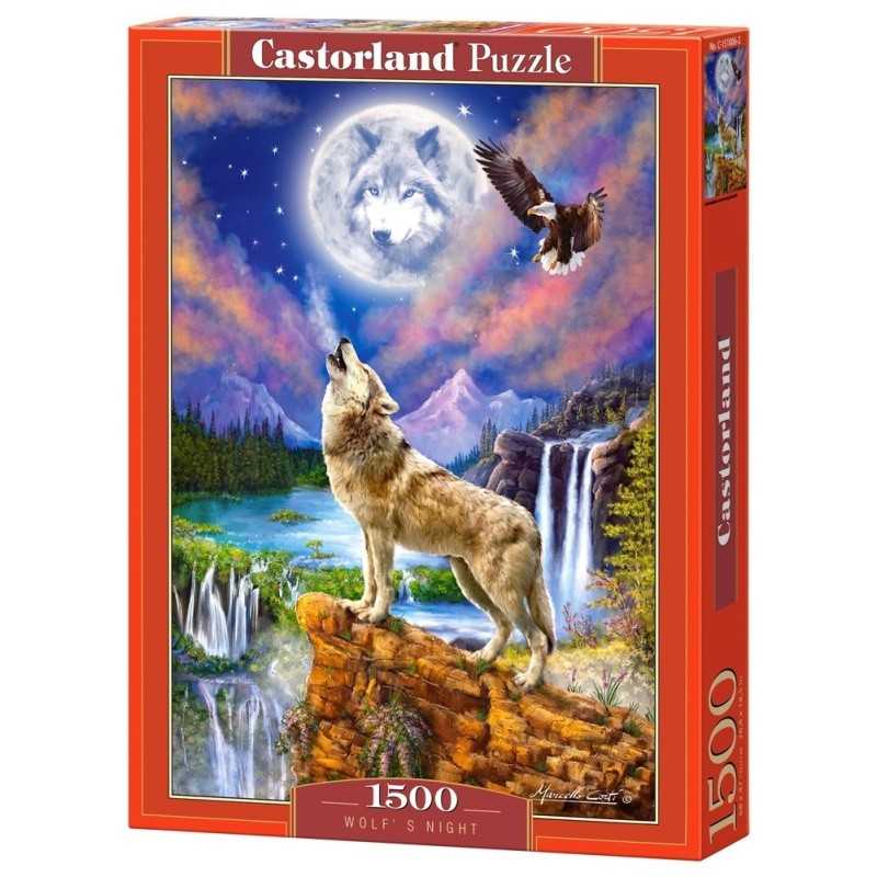 ΠΑΙΧΝΙΔΙ PUZZLE  CASTORLAND 1500τεμ. Wolf's Night