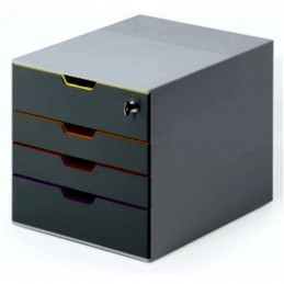 ΣΥΡΤΑΡΟΘΗΚΗ DURABLE VARICOLOR 2+2 ΓΚΡΙ ΣΥΡΤΑΡΙΑ ΦΑΡΔΙΑ ΜΕ ΚΛΕΙΔΙ
