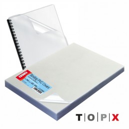 ΒΙΒΛΙΟΔΕΣΙΑΣ ΕΞΩΦΥΛΛΑ TOPX Α4 ΠΛΑΣΤΙΚΑ (P.V.C.) ΔΙΑΦΑΝΗ 180mic
