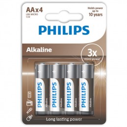 ΜΠΑΤΑΡΙΕΣ PHILIPS ΑΛΚΑΛΙΚΕΣ ΜΙΝΙ ΜΙΝΙΟΝ ΑΑ ΜΠΛΙΣΤΕΡ 4 τεμ.