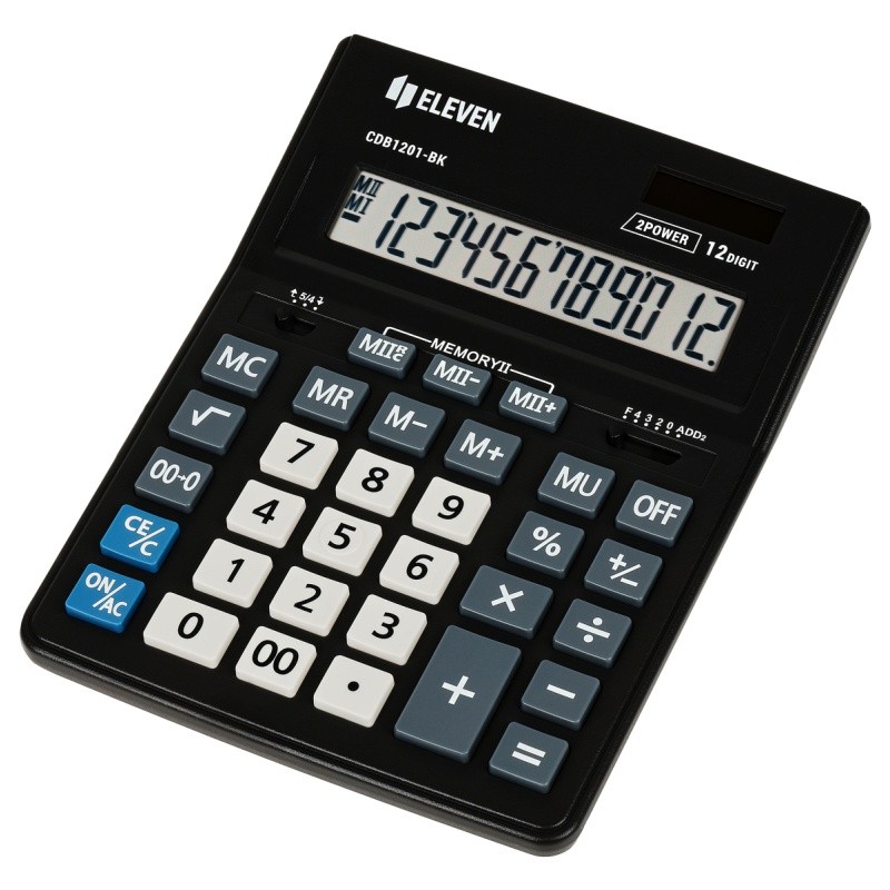 ΚΟΜΠΙΟΥΤΕΡ ELEVEN  CDB 1201-BK (12 ψηφία)