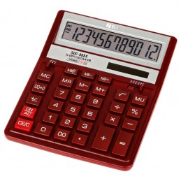 ΚΟΜΠΙΟΥΤΕΡ ELEVEN SDC 888-XRD (12ψηφία) ΚΟΚΚΙΝΟ