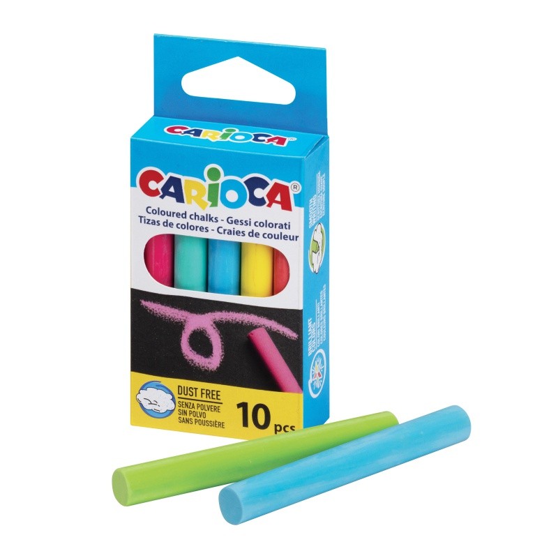 ΚΙΜΩΛΙΕΣ CARIOCA ΧΡΩΜΑΤΙΣΤΕΣ 10τεμ.