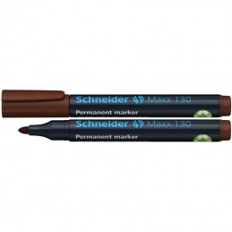 ΜΑΡΚΑΔΟΡΟΙ SCHNEIDER PERMANENT MAXX 130 ΣΤΡΟΓ. ΜΥΤΗ 1-3mm ΚΑΦΕ