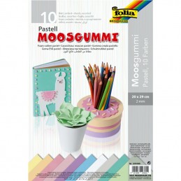 ΑΦΡΩΔΕΣ FOLIA  20Χ30 2mm ΑΣΟΡΤΙ ΣΕΤ 10τεμ. ΠΑΣΤΕΛ ΧΡΩΜΑΤΑ