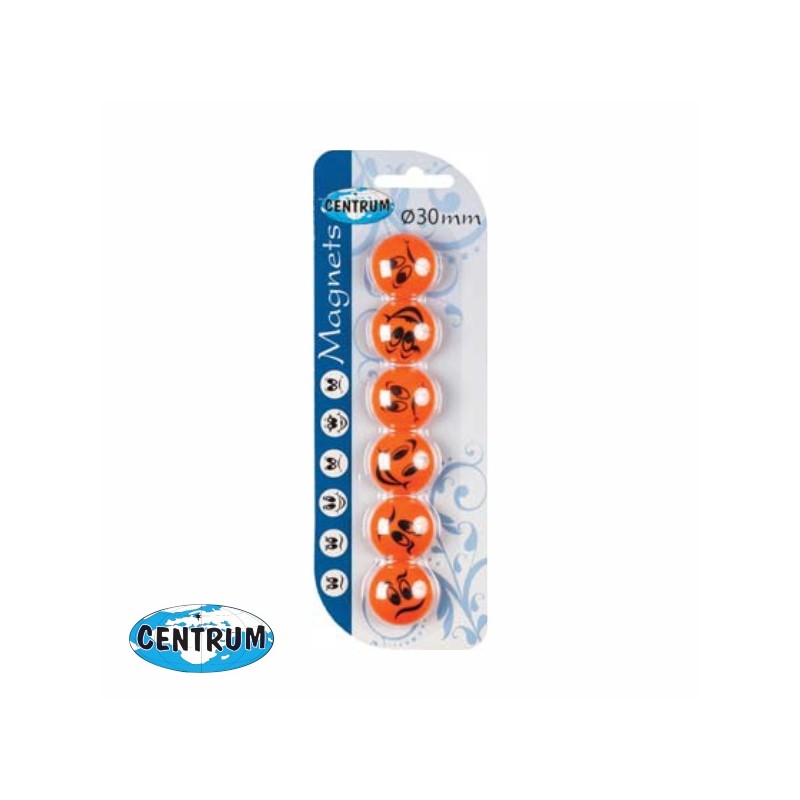 ΜΑΓΝΗΤΕΣ CENTRUM SMILE 30mm ( μπλίστερ 6τεμ.)
