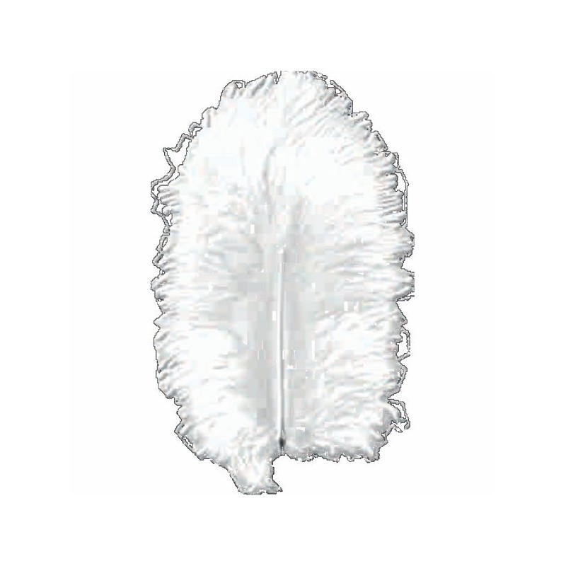 ΠΟΥΠΟΥΛΑ 10-12CM /17ΤEM MARABOU ΛΕΥΚΑ