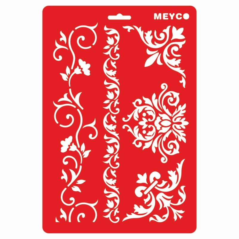 ΣΤΕΝΣΙΛ MEYCO DECOUPAGE 20χ31 FLORAL