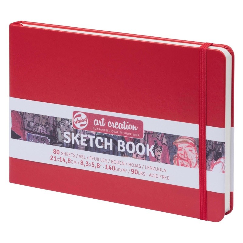 TALENS SKETCHBOOK ART CREATION 21x15 140gr ΚΟΚΚΙΝΟ