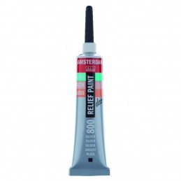 TALENS AMSTERDAM RELIEF PAINT 20ml (περίγραμμα) SILVER No 800