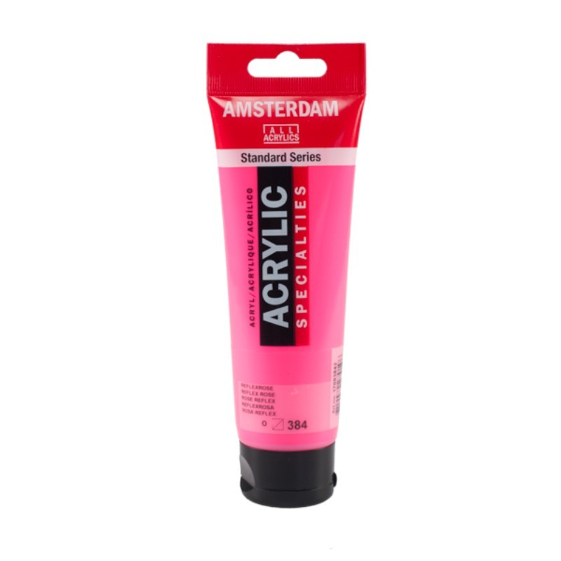 TALENS ΧΡΩΜΑΤΑ ΑΚΡΥΛΙΚΑ AMSTERDAM 120ml REFLEX ROSE N.384