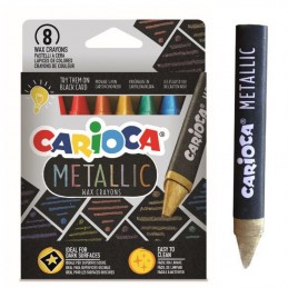 ΚΡΑΓΙΟΝ ΚΕΡΙΝΑ CARIOCA METALLIC 8 χρωμ.