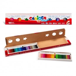 ΜΑΡΚΑΔΟΡΟΙ CARIOCA SUPER JOY ΣΕΤ METER 100τεμ. (36 χρώματα)