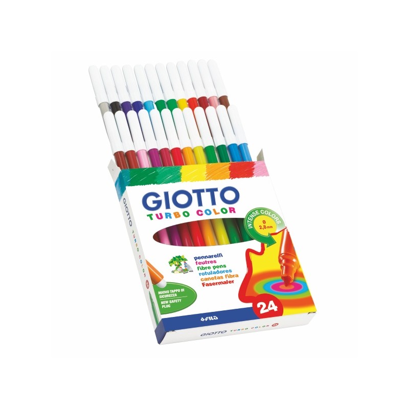 ΜΑΡΚΑΔΟΡΟΙ GIOTTO ΨΙΛΟΙ TURBO COLOR ΤΩΝ 24