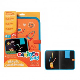 ΣΕΤ CARIOCA ΠΙΝΑΚΑΣ ΚΙΜΩΛΙΑΣ TRAVEL CHALKBOARD (με 4 κιμωλίες)