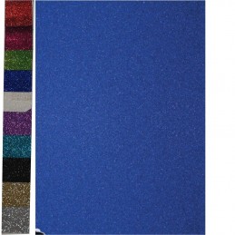 ΧΑΡΤΟΝΙΑ GLITTER COLORFIX 50χ70 BLUE 250γρ.