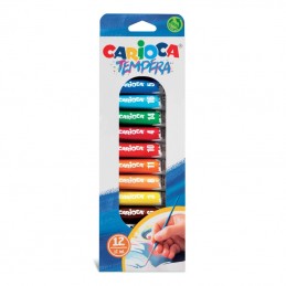 ΤΕΜΠΕΡΕΣ CARIOCA 12 ml  ΣΕΤ 12χρωμ.