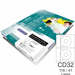 ΕΤΙΚΕΤΕΣ RAYFILM ECO Α4 CD 116/41mm 100φ.