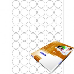 ΕΤΙΚΕΤΕΣ RAYFILM Α4 INKJET ΣΤΡΟΓΓΥΛΕΣ GLOSSY Φ30mm 10φ.
