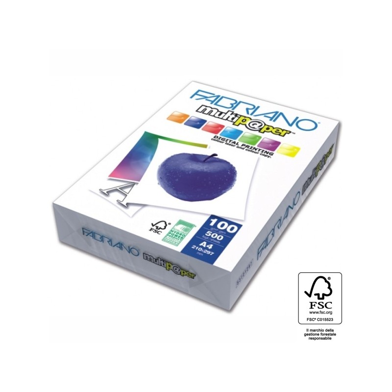 ΧΑΡΤΙ ΦΩΤΟΤΥΠΙΚΟ ΛΕΥΚΟ FABRIANO Α4 100gr (500φ) multipaper
