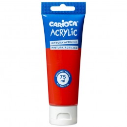 ΧΡΩΜΑΤΑ ΑΚΡΥΛΙΚΑ CARIOCA 75ml VERMILLION RED
