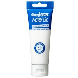 ΧΡΩΜΑΤΑ ΑΚΡΥΛΙΚΑ CARIOCA 75ml WHITE