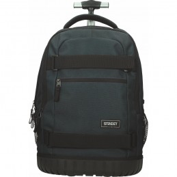 ΤΣΑΝΤΑ ΣΧΟΛΙΚΗ STREET TROLLEY IMPACT BLACKY 30x20x48 cm (με εργονομική πλάτη air system και σκληρό πάτο)